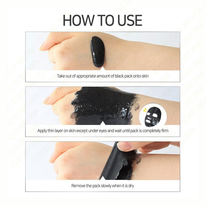 Elizavecca Milky Piggy Hell Pore LongoLongo Gronique Black Mask Pack 100ml.