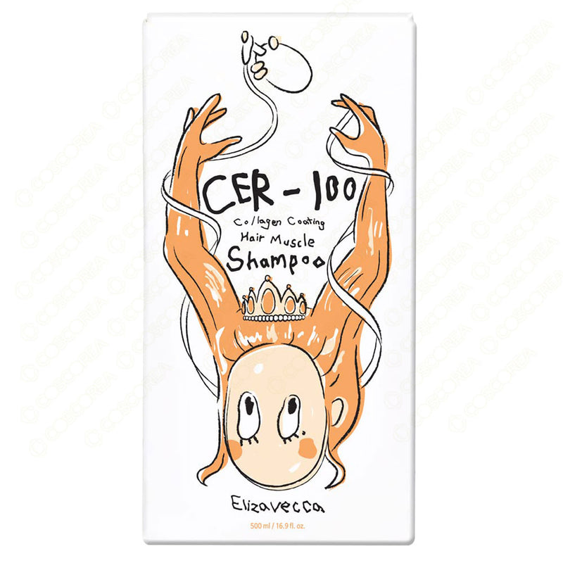 Elizavecca CER 100 Collagen Coating Hair Muscle Shampoo 500ml.