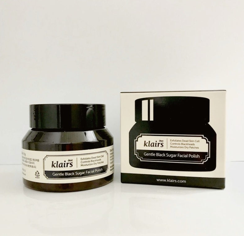 KLAIRS Gentle Black Sugar Facial Polish 110g Korean skincare Kbeauty Cosmetics