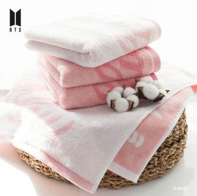 BTS BOY WITH LUV 2 sheets of face towel 170g Korean Kbeauty