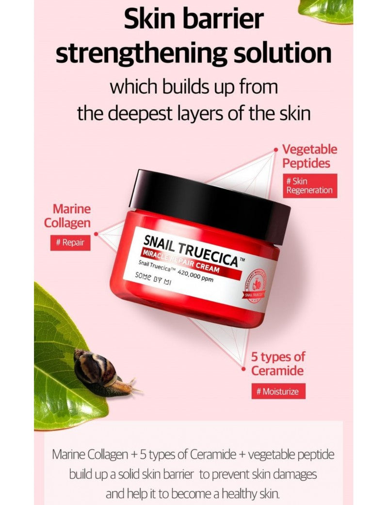 SOME BY MI Snail Truecica Miracle Repair Cream 60g.