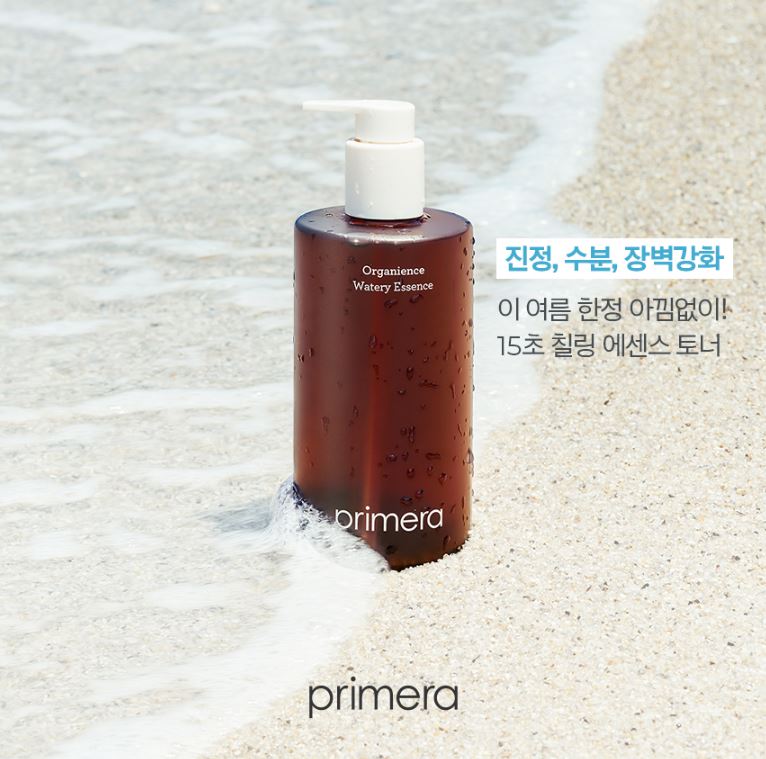 PRIMERA Organience Watery Essence 380ml Jumbo Edition.