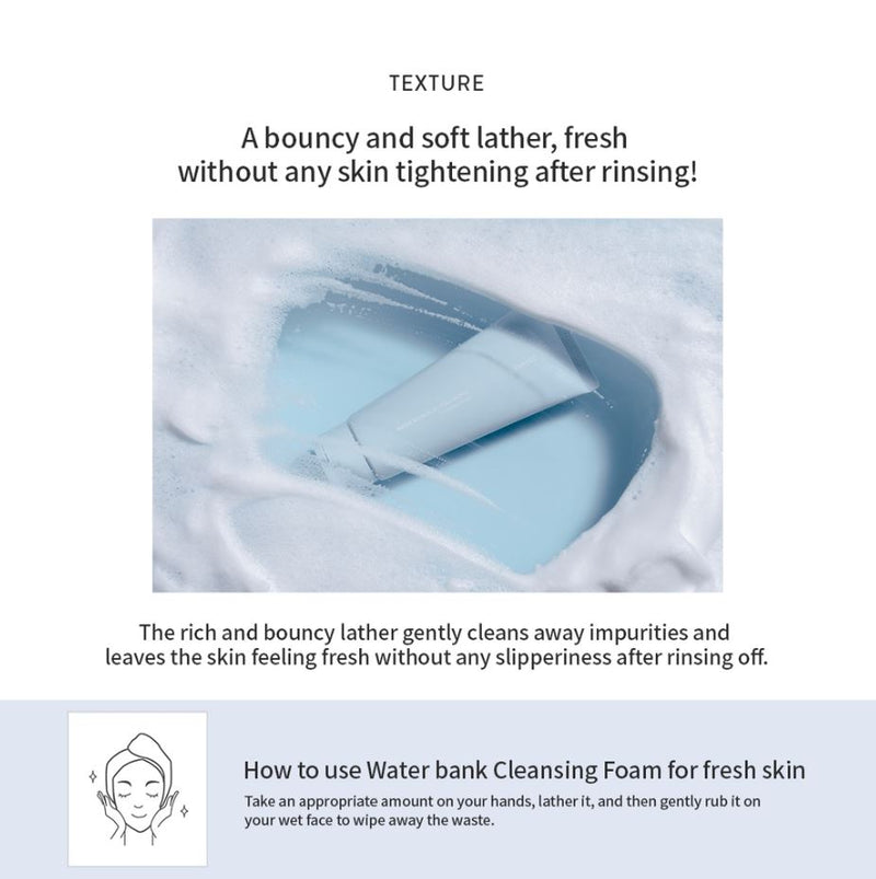LANEIGE Water Bank Blue Hyaluronic Cleansing Foam 150g.