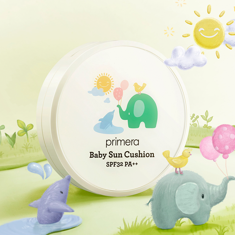 PRIMERA Baby Sun Cushion SPF32 PA++ 15g Korean skincare Kbeauty Cosmetics