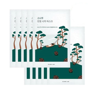ROUND LAB Pine Tree Soothing Cica Mask 27ml x 10ea.