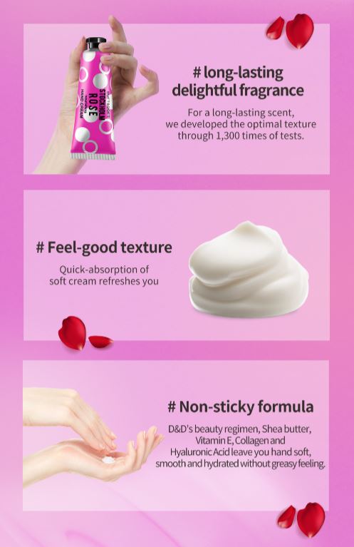 DUFT&DOFT Stockholm Rose Nourishing Hand Cream 50ml.