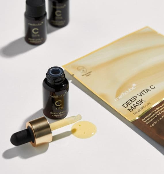 MEDICUBE Deep Vita C Mask Korean skincare Kbeauty Cosmetics