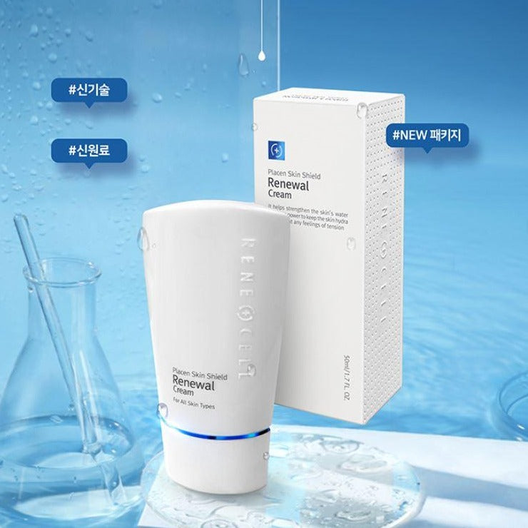 Rene Cell Placen Skin Shield Renewal Cream 50ml Korean skincare Kbeauty Cosmetics