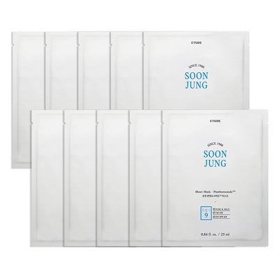 ETUDE HOUSE SoonJung Sheet Mask_Panthensoside 25ml *10ea.