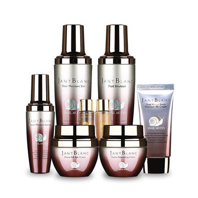 JANT BLANC Snail Mucus Skin Care 6 Set.