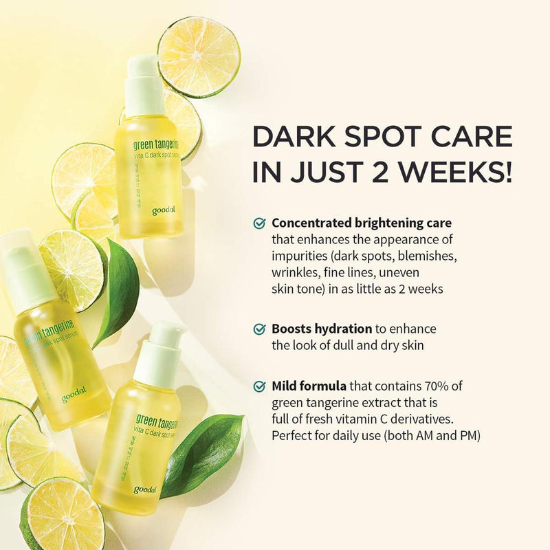 GOODAL Green Tangerine Vita C Dark Spot Serum 30ml.