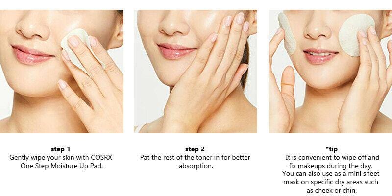 COSRX One Step Moisture Up Pad 70pads.