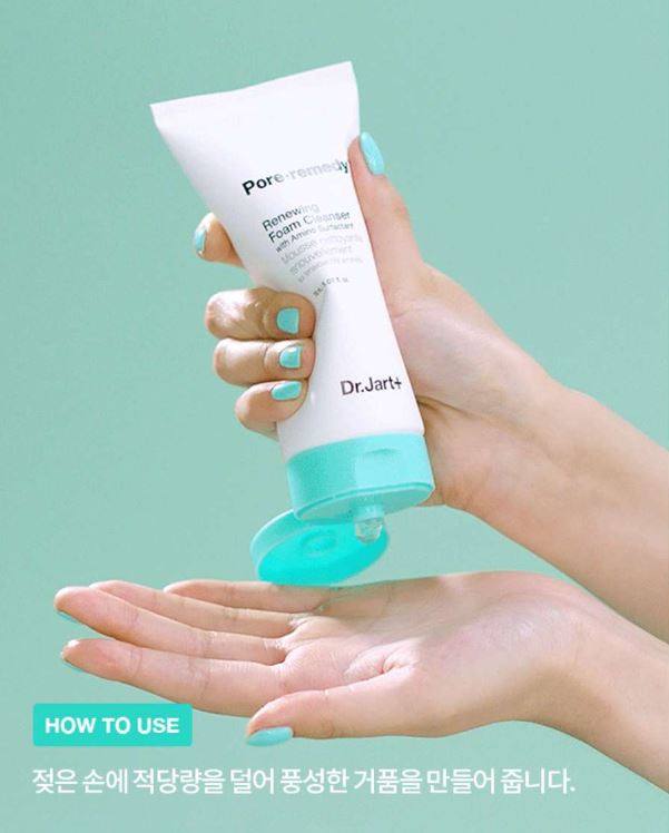 DR.JART Pore-remedy Renewing Foam Cleanser 150ml.
