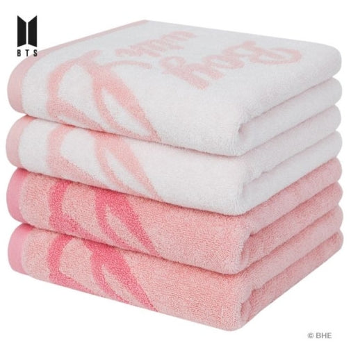 BTS BOY WITH LUV 2 sheets of face towel 170g Korean Kbeauty