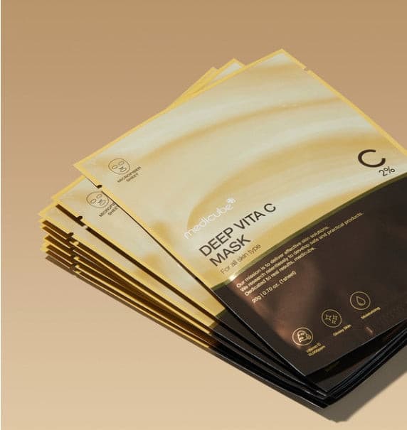MEDICUBE Deep Vita C Mask Korean skincare Kbeauty Cosmetics