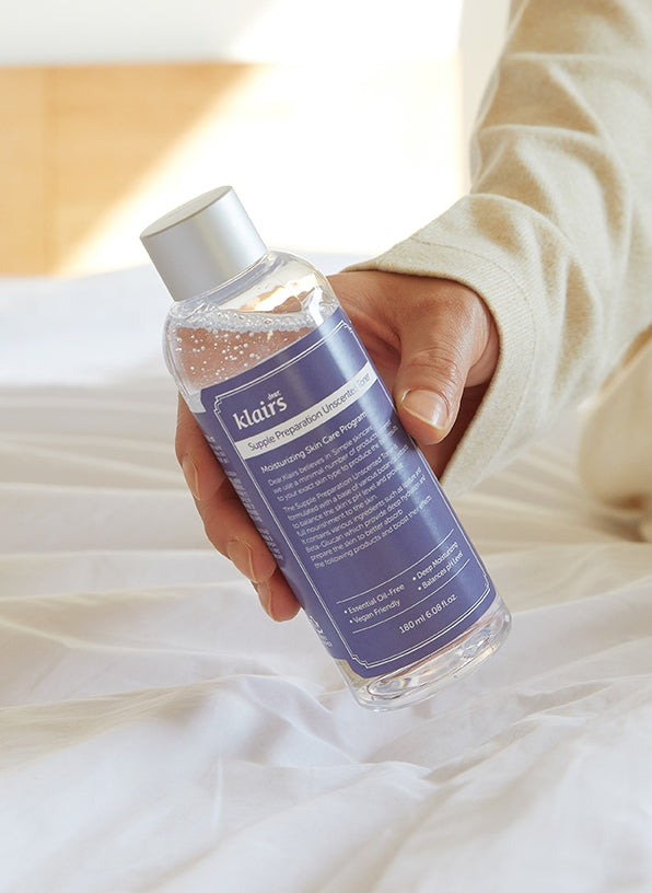 Klairs Supple Preparation Unscented Toner 180ml Korean skincare Kbeauty Cosmetics