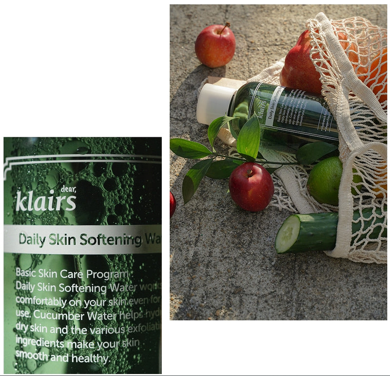 Klairs Daily Skin Softening Water 500ml Korean skincare Kbeauty Cosmetics
