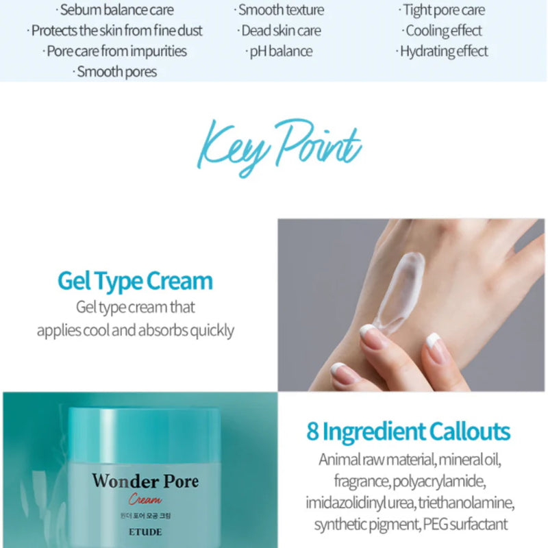 ETUDE HOUSE Wonder Pore Cream 75ml.