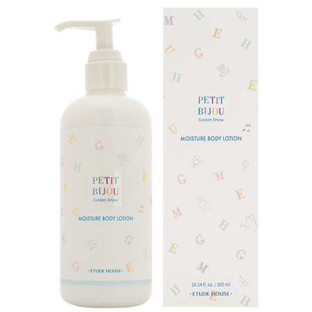 ETUDE HOUSE Petit Bijou Cotton Snow Moisture Body Lotion 300ml.