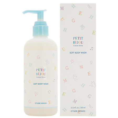 ETUDE HOUSE Petit Bijou Cotton Snow Soft Body Wash 300ml.