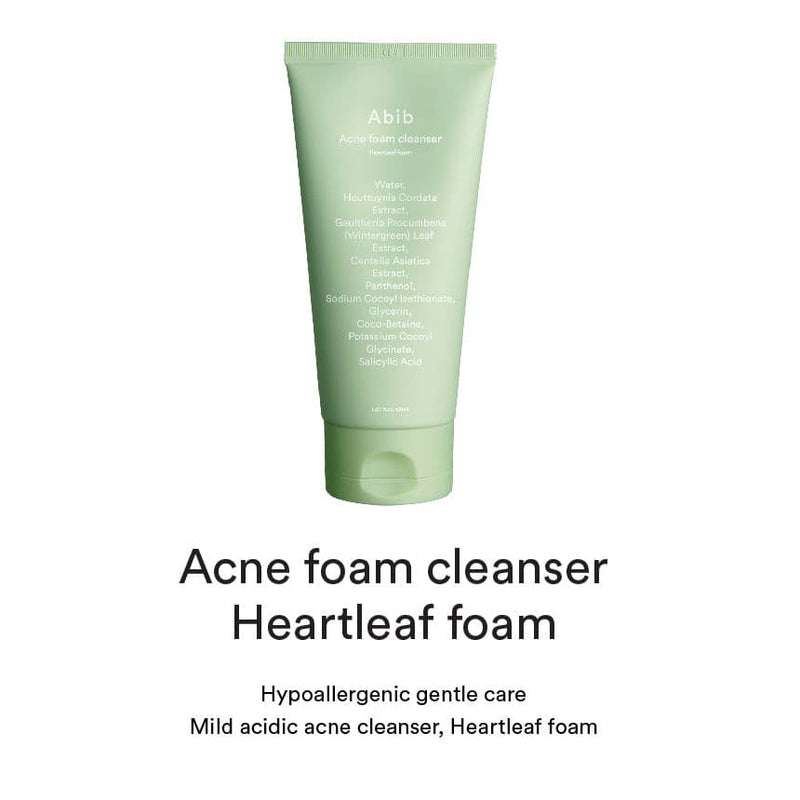 ABIB Acne Foam Cleanser Heartleaf Foam 150ml.