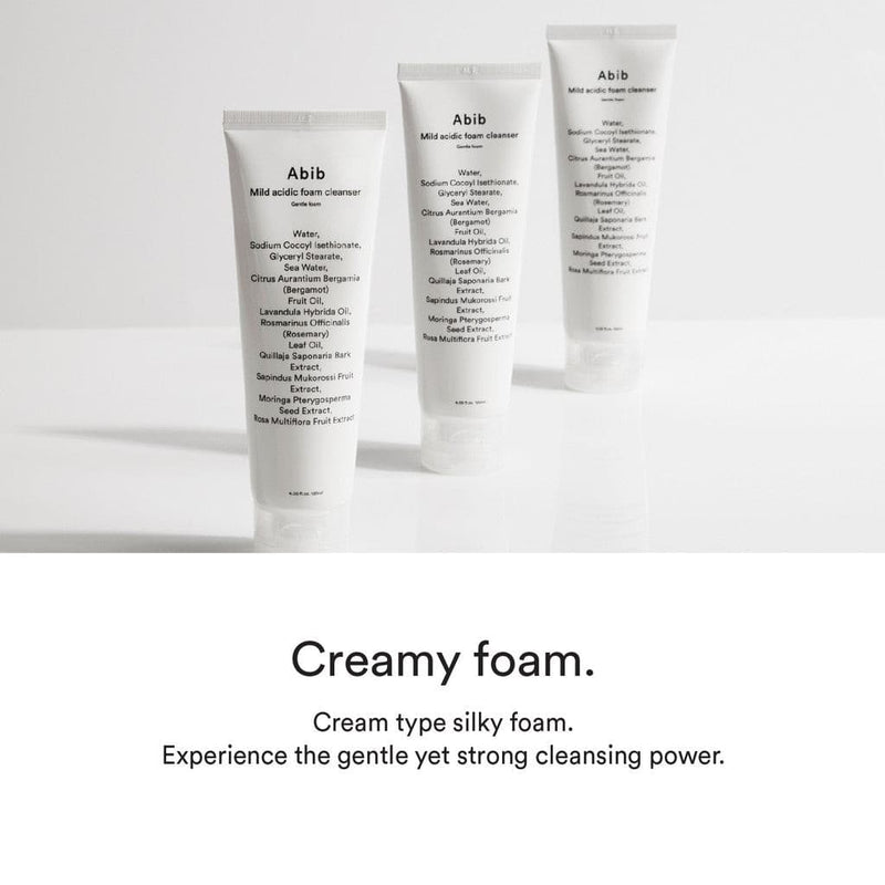ABIB Mild Acidic Foam Cleanser 120ml.