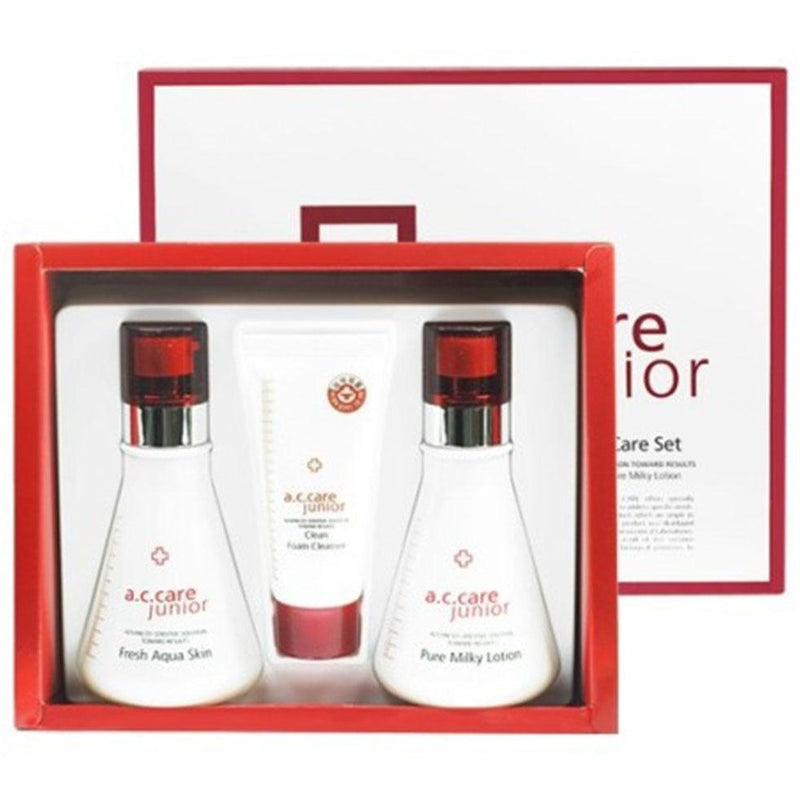 AC CARE Junior Sensitive Care 2pcs Set Acne Treatment Skincare.