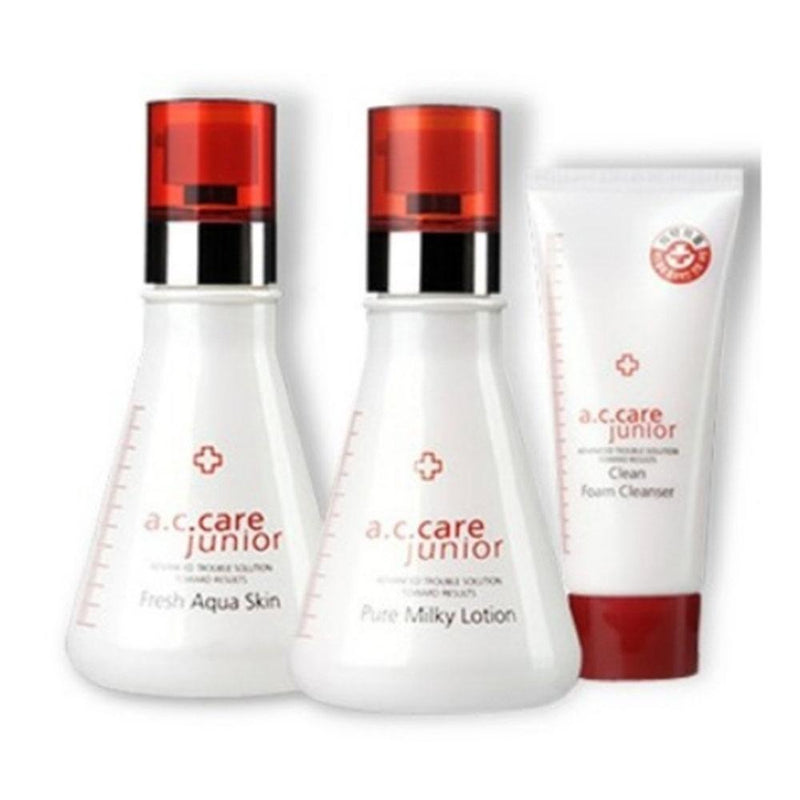 AC CARE Junior Sensitive Care 2pcs Set Acne Treatment Skincare.