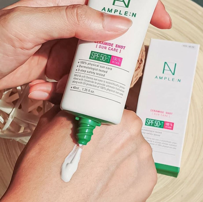 AMPLE:N Ceramide Shot Barrier Sun Care SPF50+ PA++++ 40ml.
