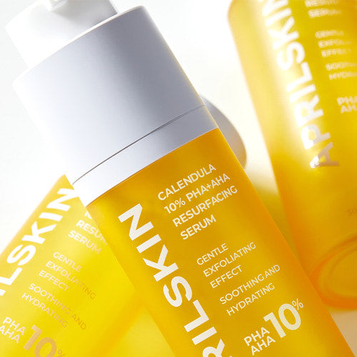 APRILSKIN Calendula 10% PHA  AHA Resurfacing Serum 30ml.