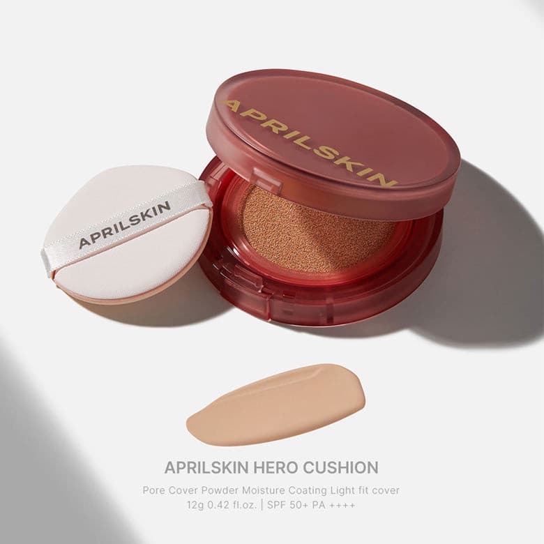 APRILSKIN Hero Cushion Foundation 12g + 12g (refill).