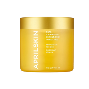 APRILSKIN Real Calendula Hyaluronic Toner Pad 140g.