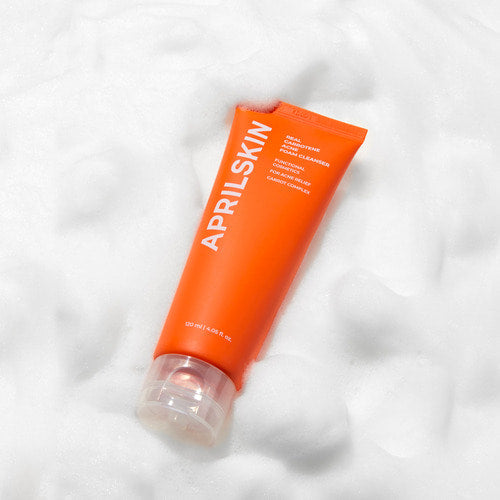 APRILSKIN Real Carrotene Acne Foam Cleanser 120ml.