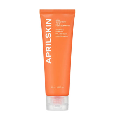APRILSKIN Real Carrotene Acne Foam Cleanser 120ml.