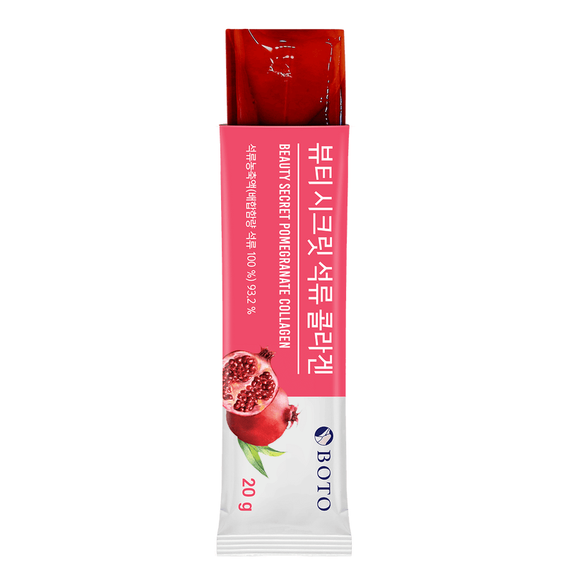 BOTO Beauty Secret Pomegranate Collagen Jelly Stick 15sticks.