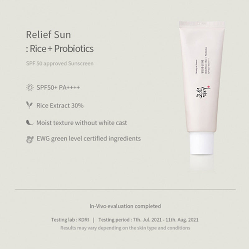 Beauty Of Joseon Relief Sun Rice Probiotics 50ml