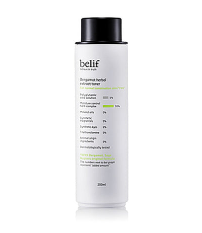 Belif, Belif Bergamot Herbal Extract Toner 200ml, Bergamot, Herbal, Toner