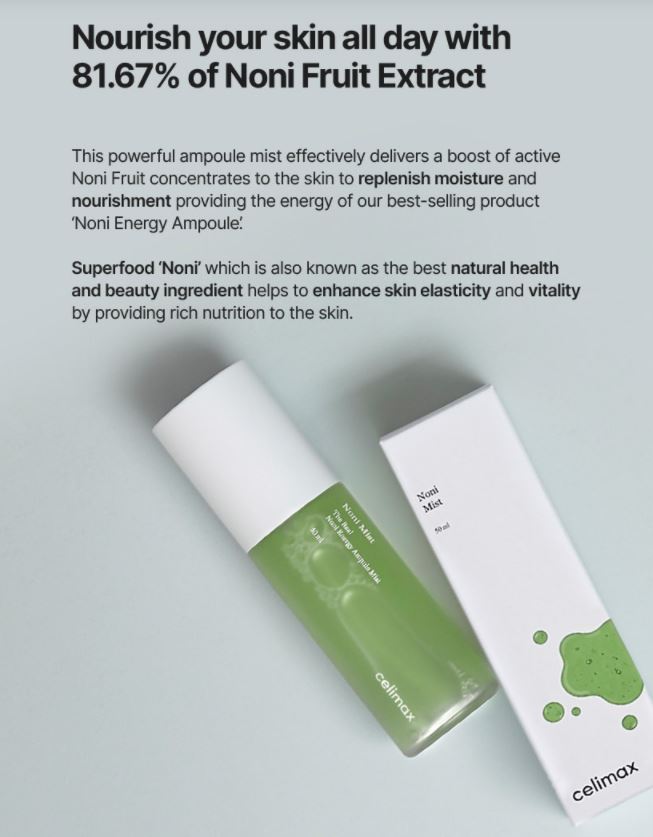 CELIMAX Noni Energy Ampoule Mist 50ml.