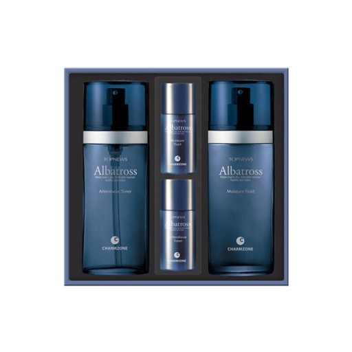 CHARMZONE Albatross Skincare for Men Aftershave Toner and Emulsion Set.