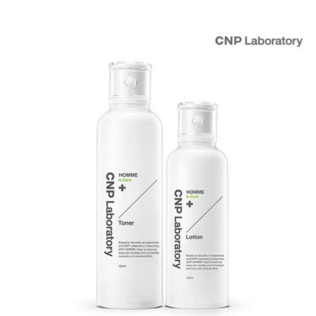 CNP, CNP Laboratory Homme A-Care 2 pcs Set For Men, Homme, Cosmetic Set, Toner, Lotion