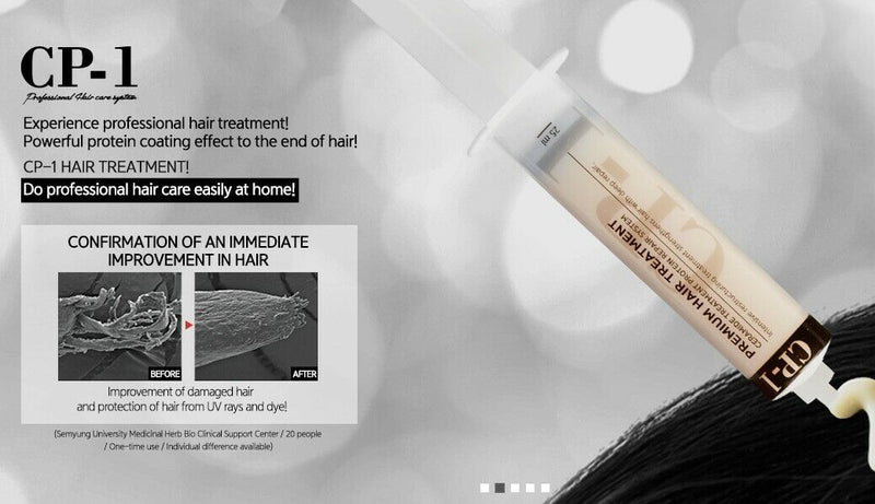 Professional hair treatment, Powerful protein coating effect, Professional hair care easily at home, Confirmation of an immediate improvement