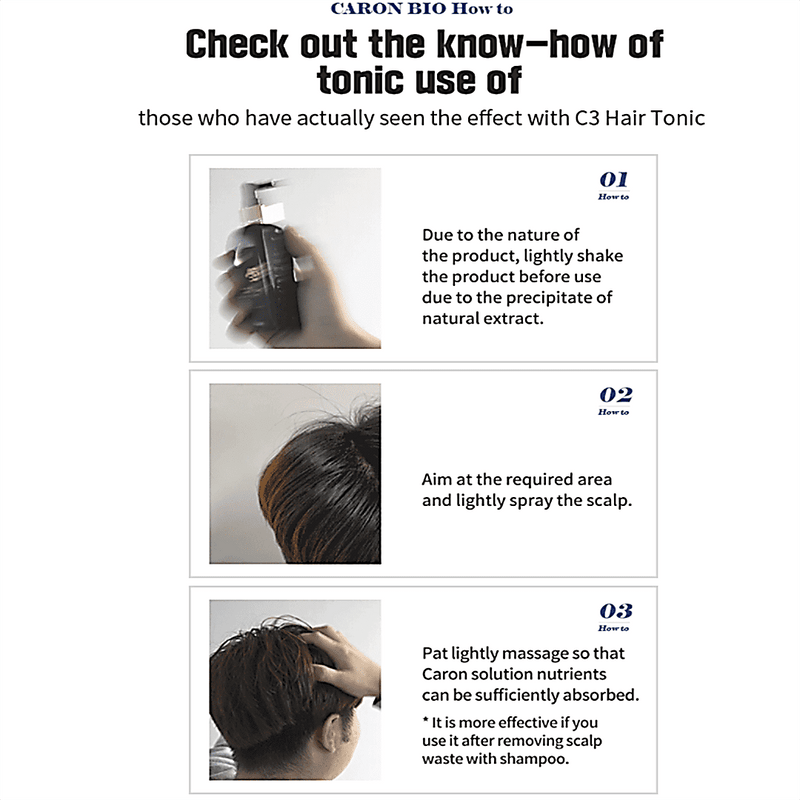 CARON BIO C3 Hair Tonic 100ml.