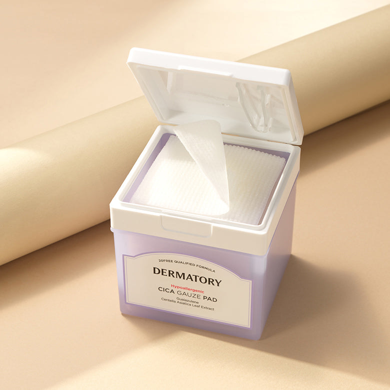 DERMATORY Hypoallergenic Cica Gauze Pad 160ml.