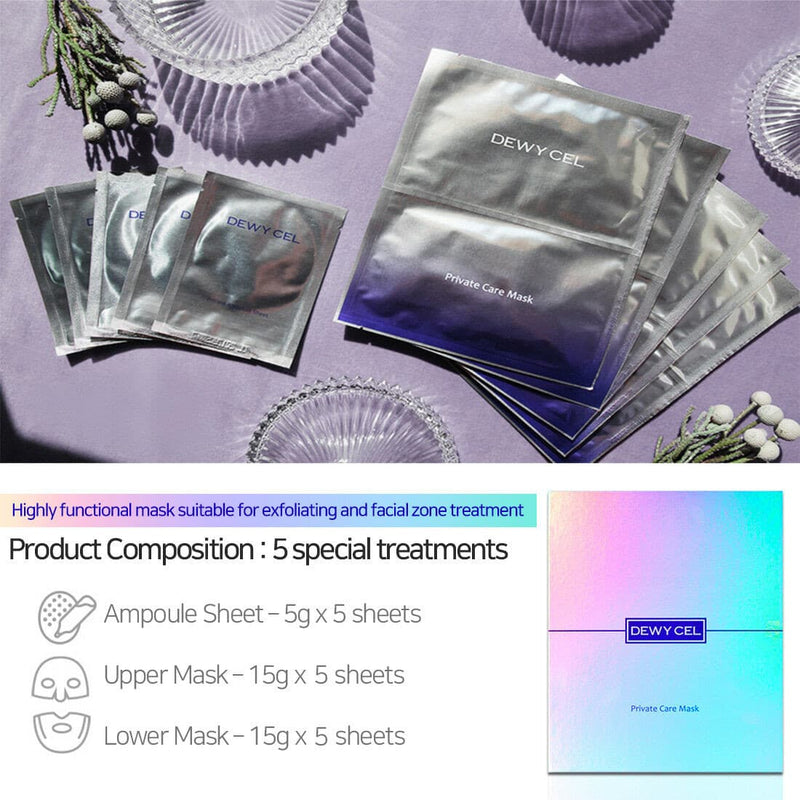 DEWY CEL Private Care Mask Sheet 5P.