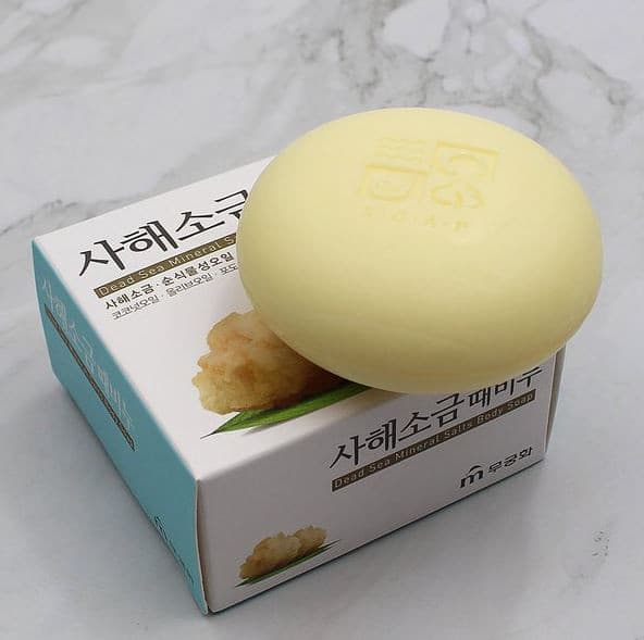 MUKUNGHWA Body Scrub Soap with Mineral Salt from the Dead Sea 100g x 6ea.