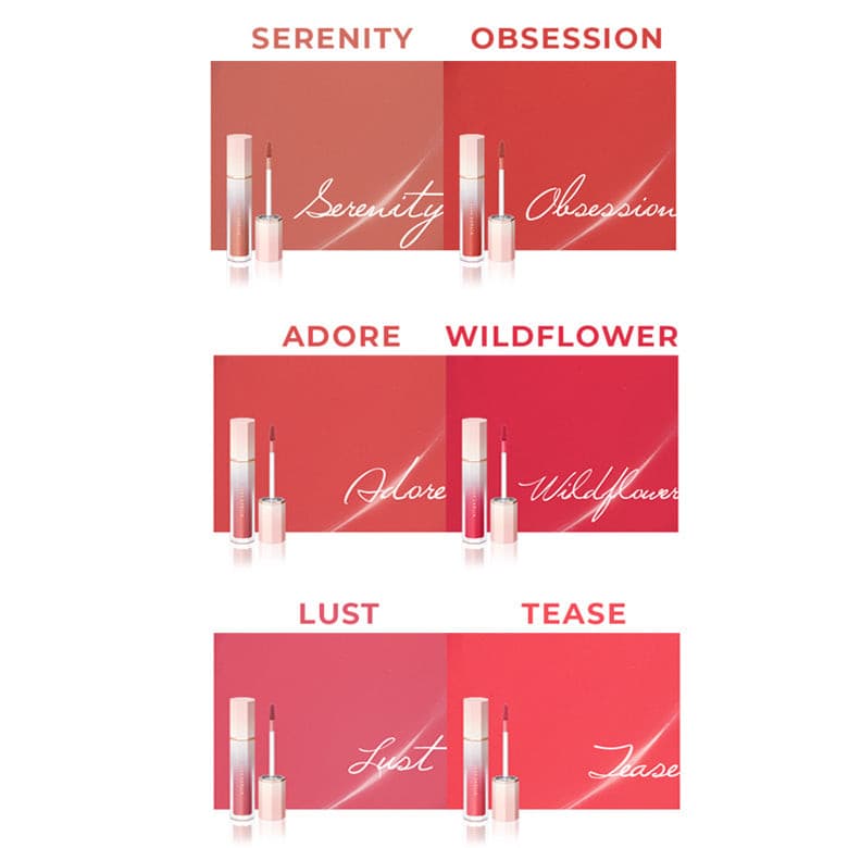 DEAR DAHLIA Blooming Edition Satin Glow Lip Stain.