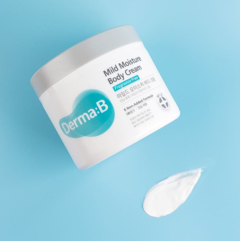 Derma B Mild Moisture Body Cream 430ml.