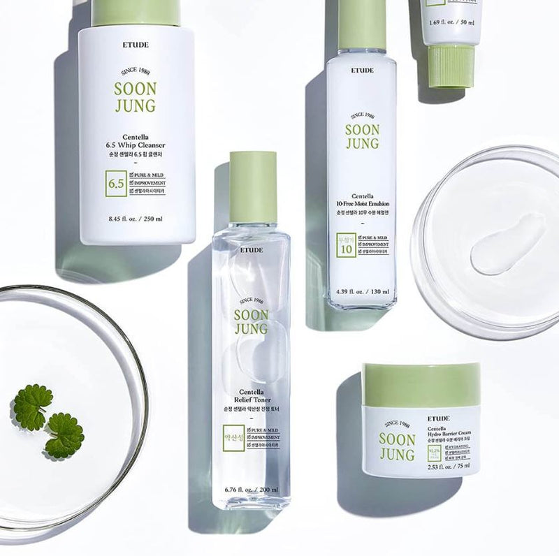 ETUDE HOUSE SoonJung Centella Skincare Set.