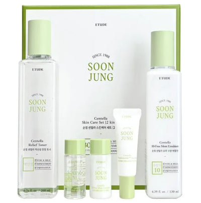 ETUDE HOUSE SoonJung Centella Skincare Set.