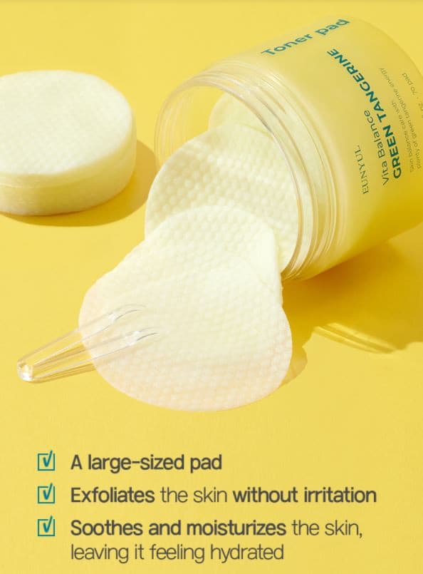 EUNYUL Vita Balance Green Tangerine Toner Pad 190ml 70ea.